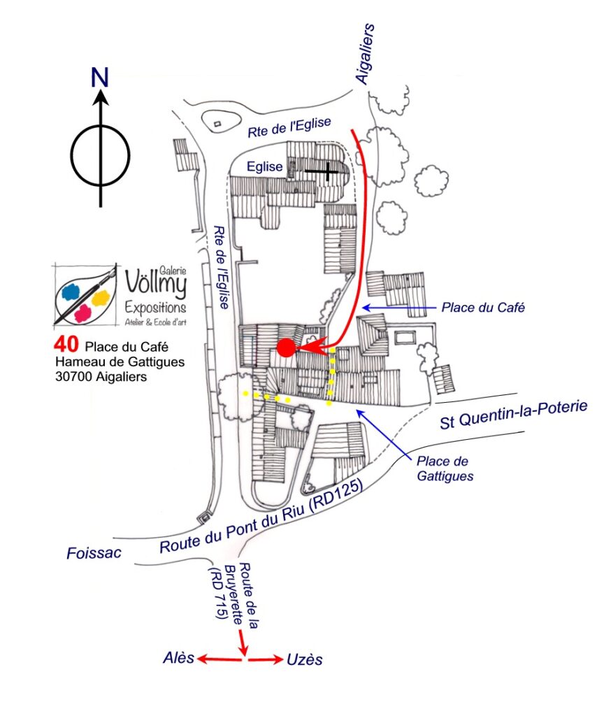 Map accès galerie